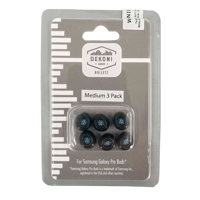 Eartips Dekoni Audio Bulletz for Samsung Galaxy Pro Medium 3 Pack - img.2