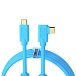 Cable DJTT Chroma Cables USB-C - USB-C Angled Blue 1m - img.0