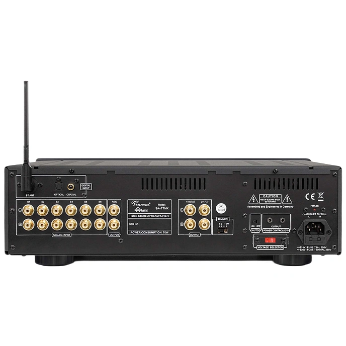 Preamp Vincent SA-T7MK BL Black - img.1