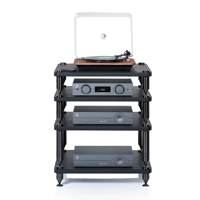 Hi-Fi Stand NorStone Como 2 Leather Black - img.4