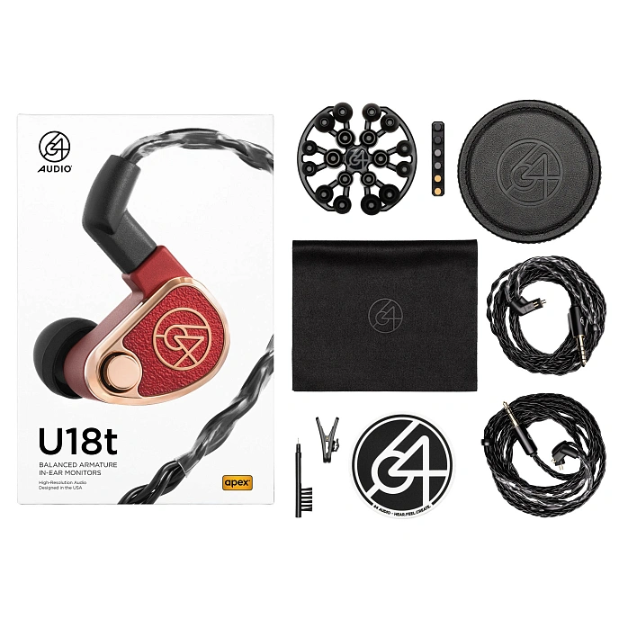 IEMs headphones 64 Audio U18t - img.3