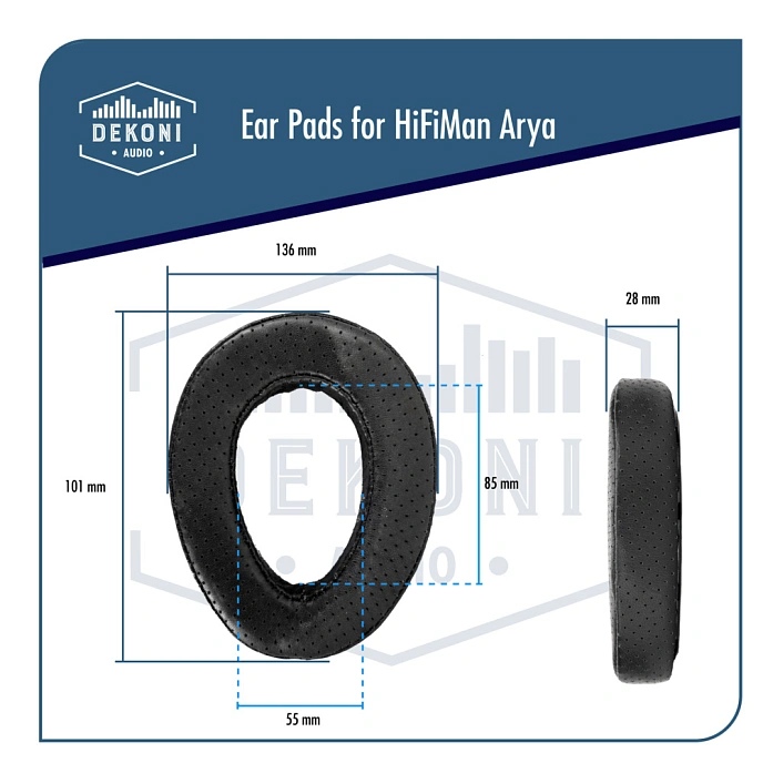 Eartips Dekoni Audio Elite Fenestrated Sheepskin for HiFiMan Arya - img.5