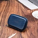 Headphone case DUNU Leather Carry Case Series Dark Blue - img.1