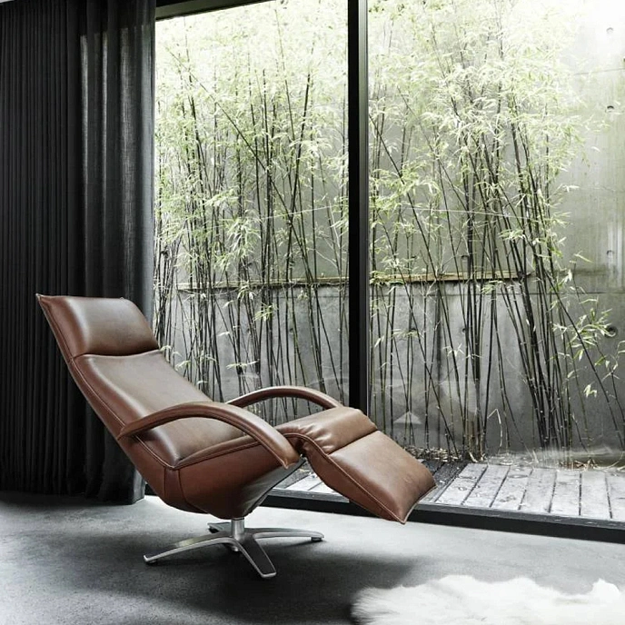 Listening Chair Berg Square Brown - img.1