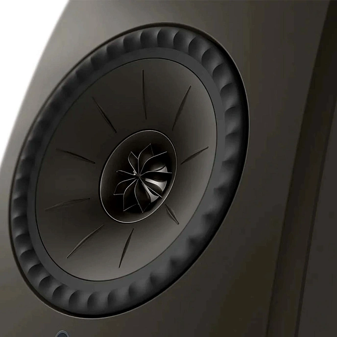 Bookshelf speakers KEF LSX II LT Graphite Grey + KEF P1 Desk Pad Silver - img.2