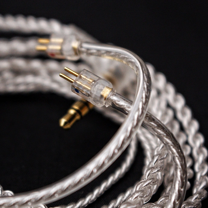Cable FATfreq 2-Pin SPC Cables Silver - img.1