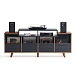 Hi-Fi Stand NorStone Oslo Vinyl 1600 Black/Walnut - img.3 Hi-Fi Stand NorStone Oslo Vinyl 1600 Black/Walnut - img.3