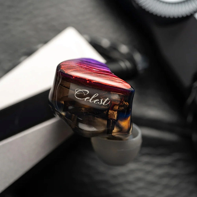 In-ear headphones Celest IgniteX Beast Golden Red Detachable Mic USB-C - img.4