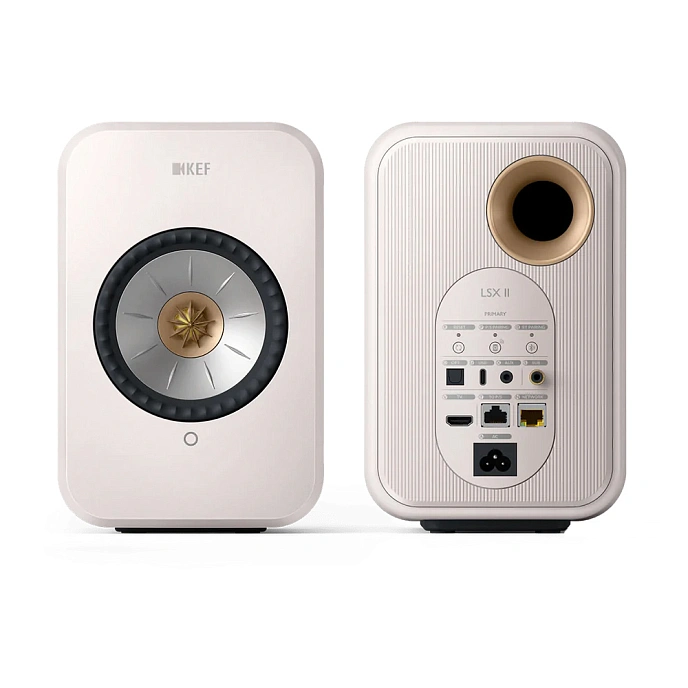 Kit KEF LSX II Mineral White + KEF B1 Wall Bracket Black - img.1