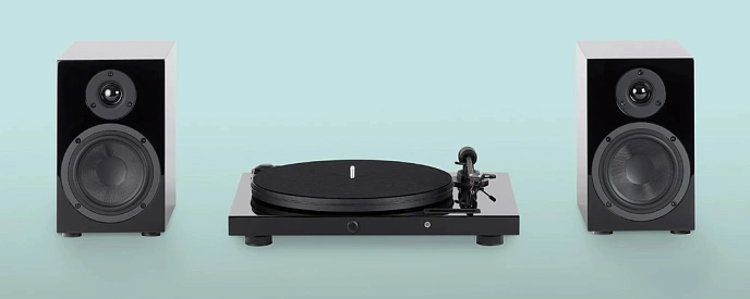 Turntable Pro-Ject Set JukeBox E + Speaker Box 5 Piano Black - img.4