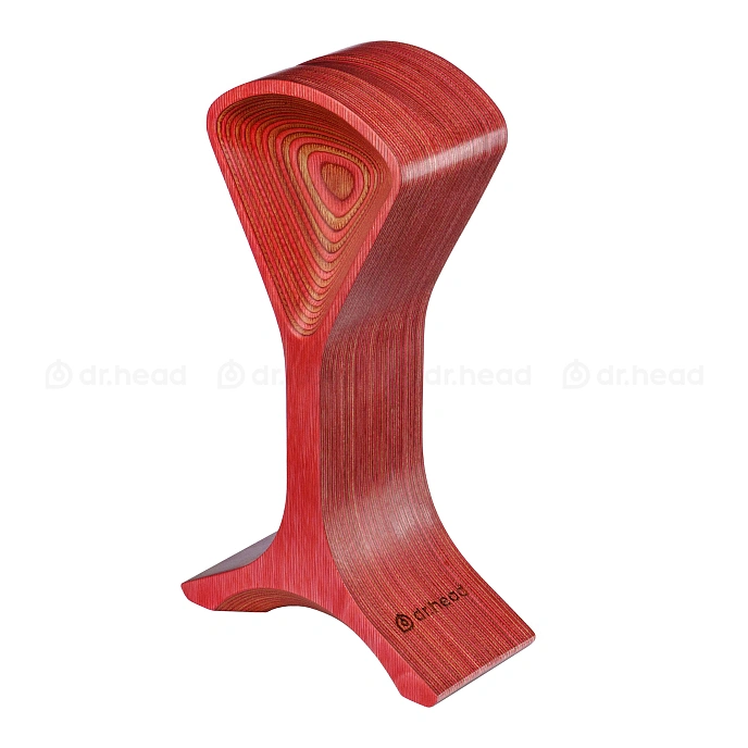 Headphone stand Dr.Head Under Wood Snowstorm 2 Light Ruby / Dark Ruby - img.0