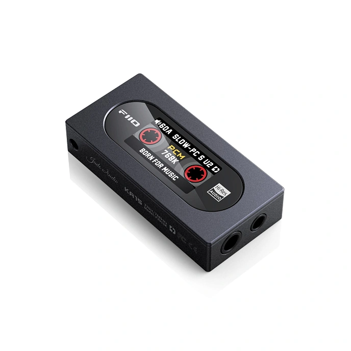 Headphone Amplifiers and DACs FiiO KA15 Black - img.1
