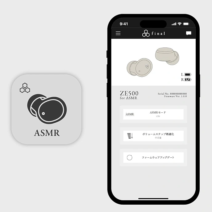 Wireless Headphones Final Audio ZE500 for ASMR Dark Cream - img.14