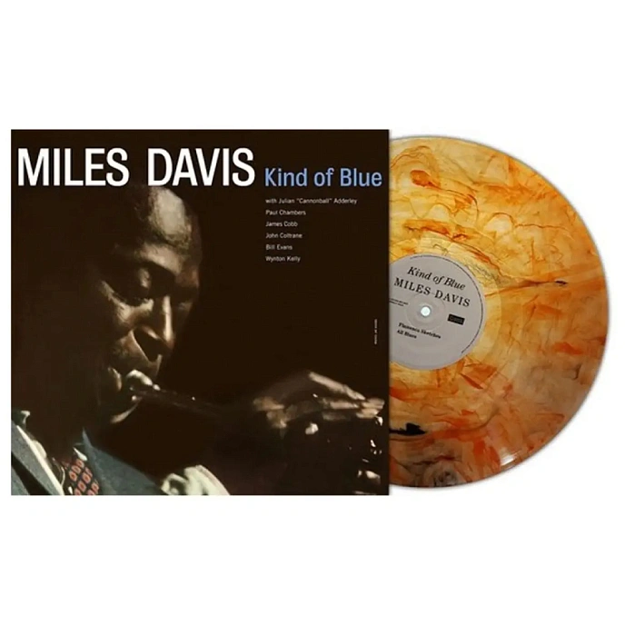 Vinyl Record Miles Davis – Kind Of Blue (Orange Marble) LP - img.1