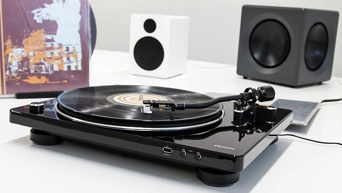 Turntable Denon DP-450USB Black - img.9