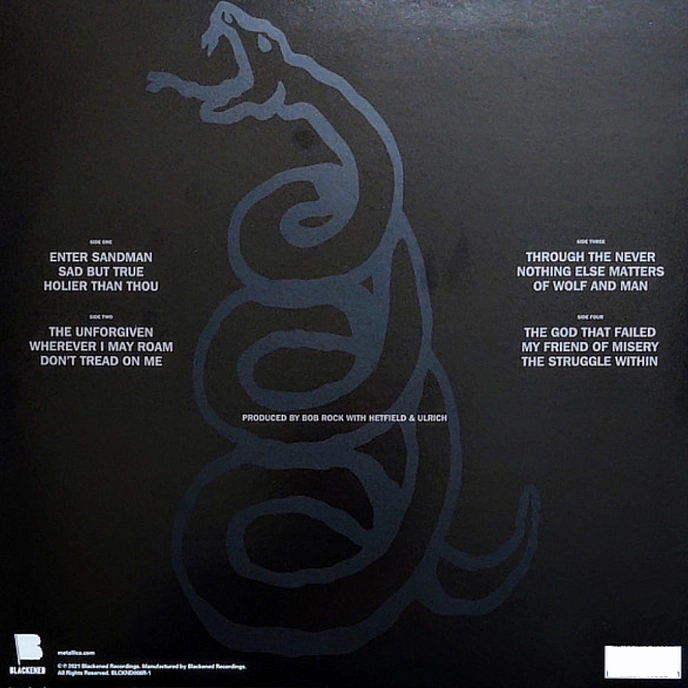 Vinyl Record Metallica – Metallica (Remastered) - 2LP - img.2
