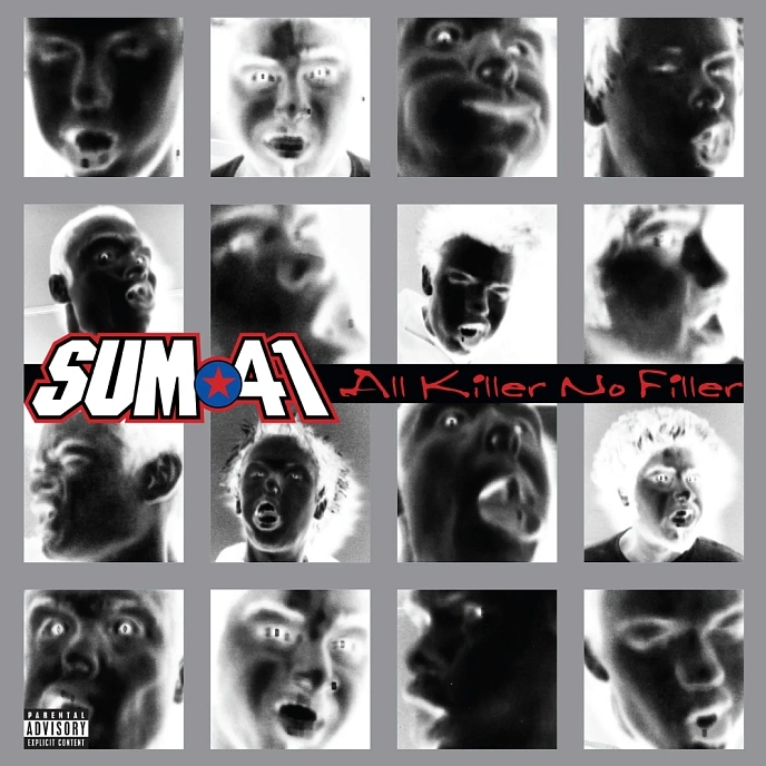 Vinyl Record Sum 41 - All Killer No Filler (25th Anniversary) (Iron Gray/Silver) - 2LP - img.0