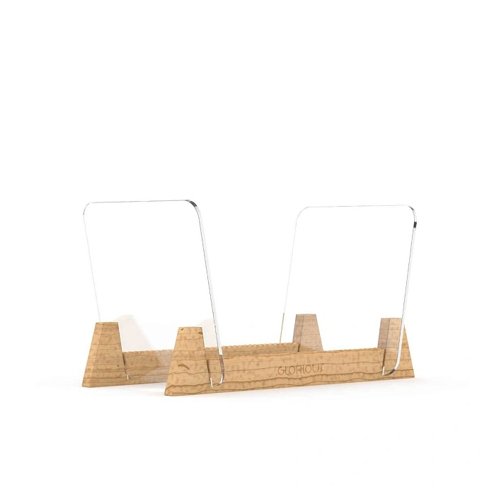 Vinyl record stand Glorious Record Stand 75 Light Wood - img.0