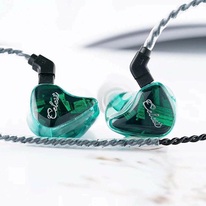 In-ear headphones Celest Wyvern Qing without Mic Green - img.1