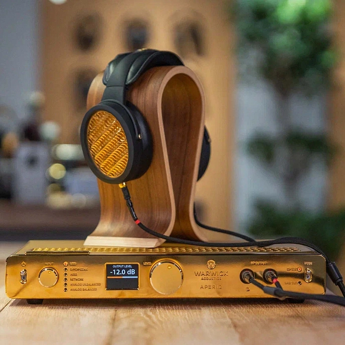 Headphone Amplifiers and DACs Warwick Acoustics Aperio Amplifier Gold - img.1