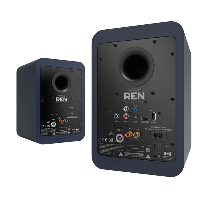 Bookshelf speakers Kanto Ren Matte Blue - img.2