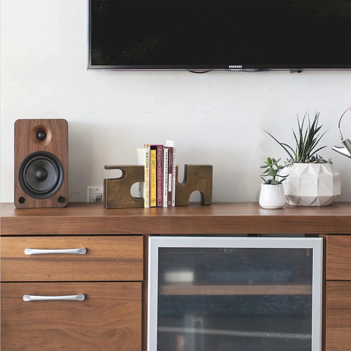 Bookshelf speakers Kanto YU6 Walnut - img.5