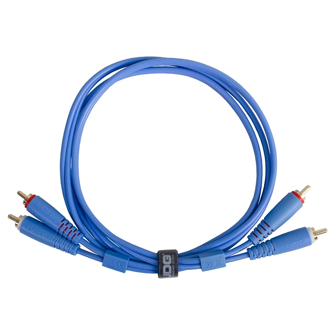 Cable UDG Ultimate Audio Cable Set 2RCA - 2RCA Straight 3m Blue - img.0