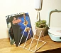Vinyl record stand MJI Audio Vinyl Records Holder R25A White - img.4
