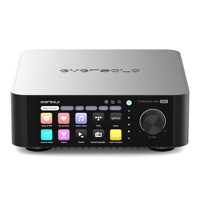 Network Audio Player Eversolo Play Black - img.1