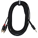 Cable ENOVA EC-A3-PSMCLM-3 Black 2RCA - 3.5мм 3m - img.1
