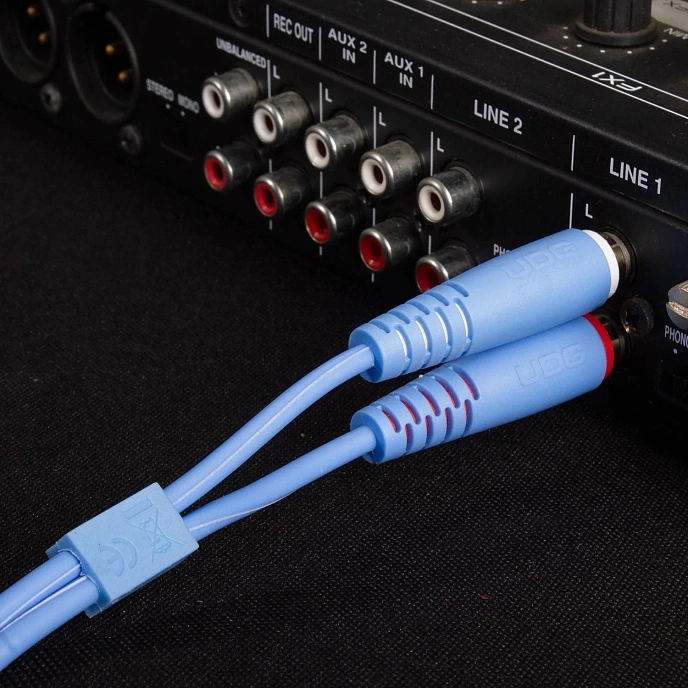 Cable UDG Ultimate Audio Cable Set 2RCA - 2RCA Straight 3m Blue - img.3