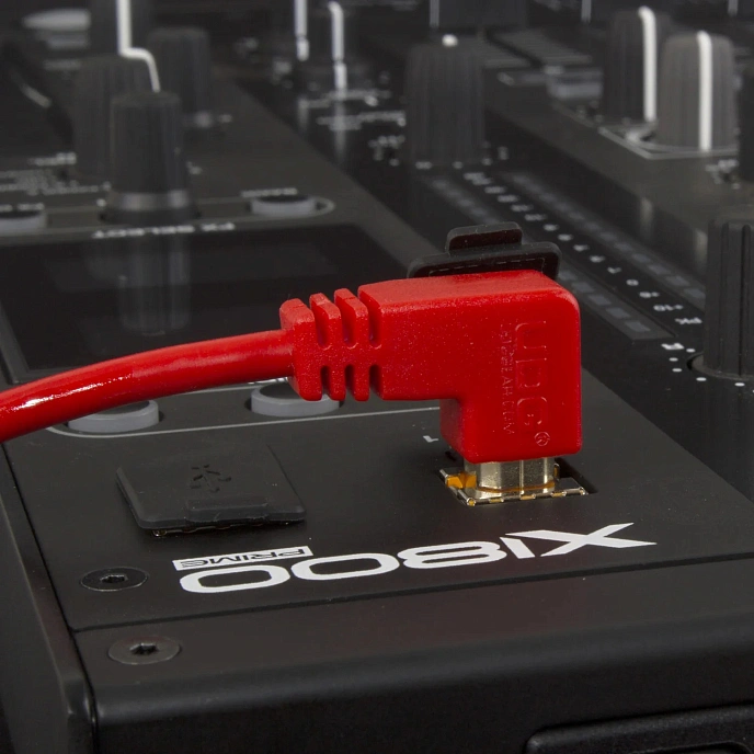 Cable UDG Ultimate Audio Cable USB-A - USB-B 2m Angled Red - img.4