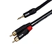 Cable ENOVA EC-A3-PSMCLM-3 Black 2RCA - 3.5мм 3m - img.2