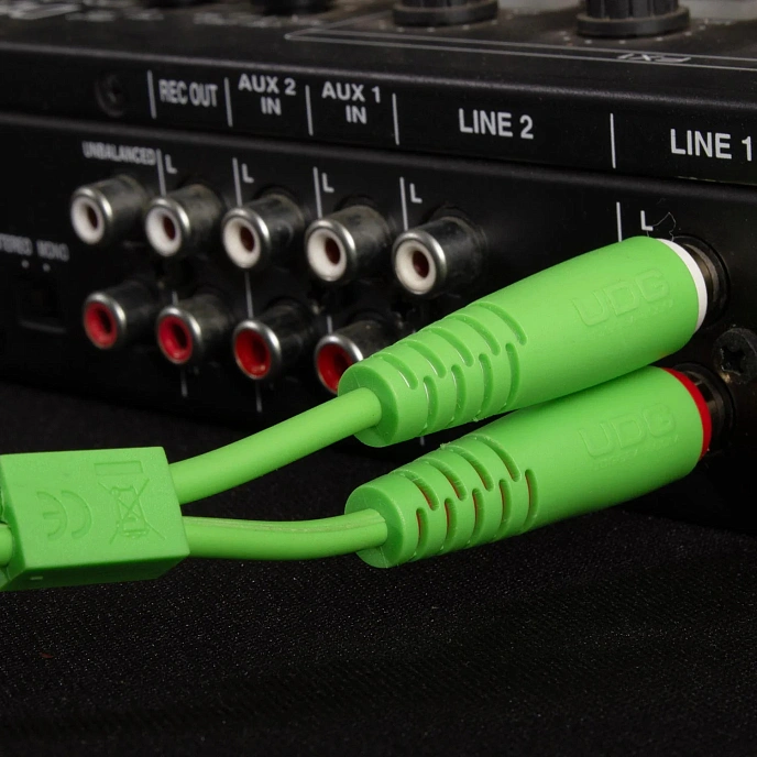 Cable UDG Ultimate Audio Cable Set 2RCA - 2RCA Straight 1.5m Green - img.3