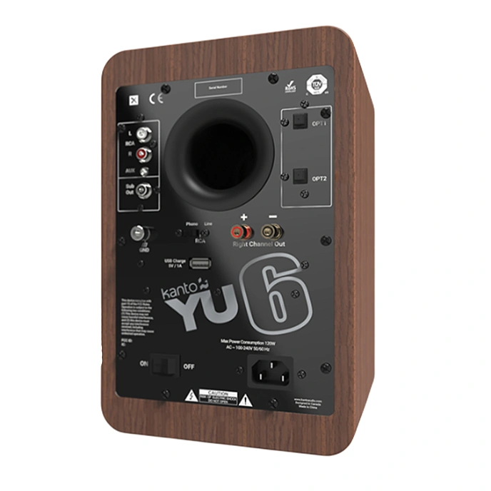 Bookshelf speakers Kanto YU6 Walnut - img.3