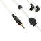 64 Audio Premium 8-Braid Cable Non-Recessed Silver 2.5mm