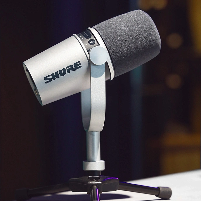 USB Microphone Shure MV7 Silver - img.1
