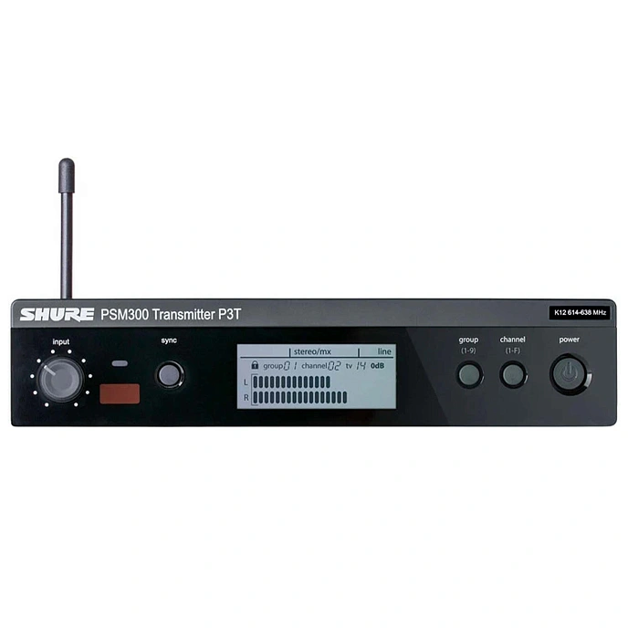 Radio system Shure P3T UK R112TW-K3E Black - img.1