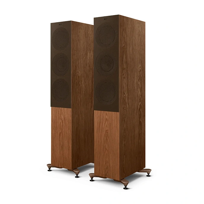 Floorstanding Speakers KEF R5 Meta Walnut - img.1