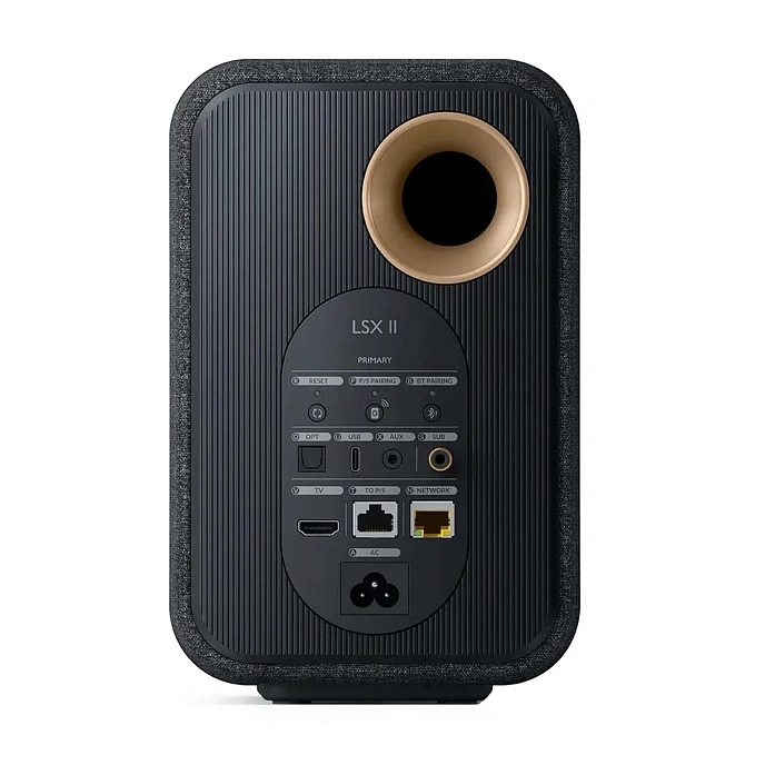 Bookshelf speakers KEF LSX II Carbon Black + KEF S1 Floor Stand Black - img.4