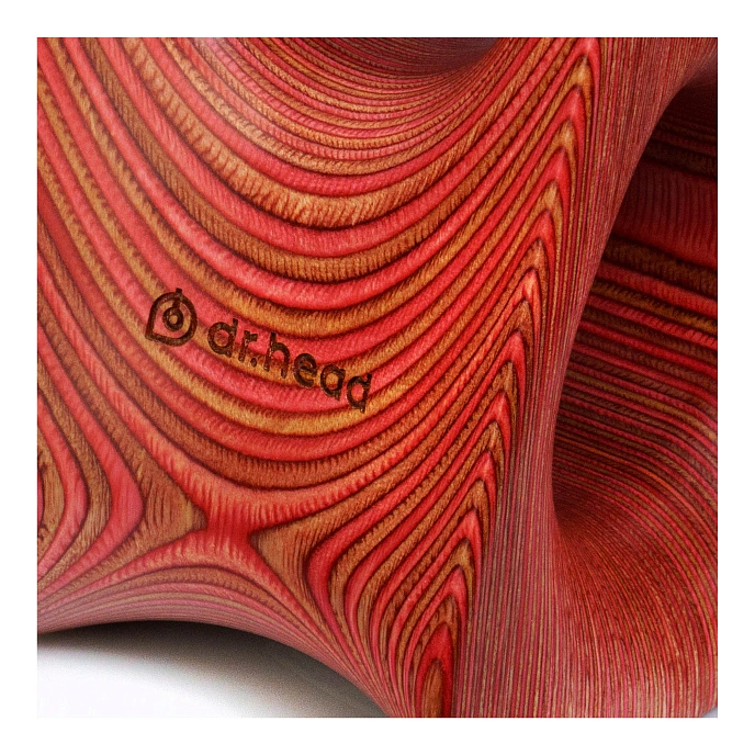 Headphone stand Dr.Head Under Wood Typhoon 1 Light Ruby / Dark Ruby - img.3