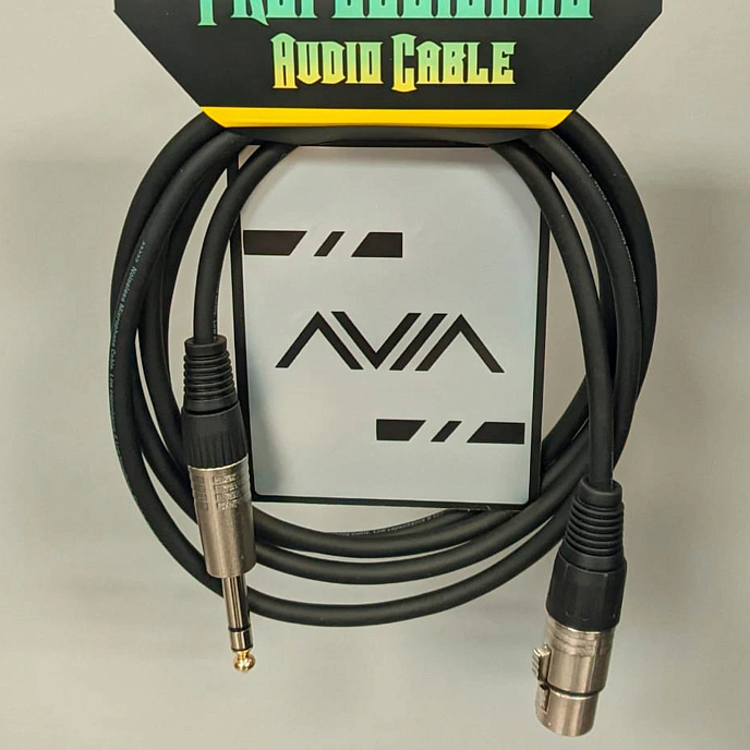 Cable AVIA TXF Black 6.3mm Stereo(m) - XLR(f) 2m - img.1