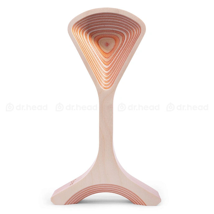 Headphone stand Dr.Head Under Wood Snowstorm 2 Natural Orange - img.1