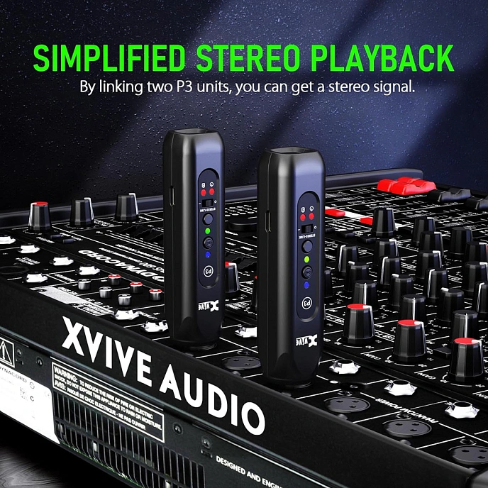 Bluetooth Receiver XVIVE P3D Bluetooth Audio Receiver Black - img.4