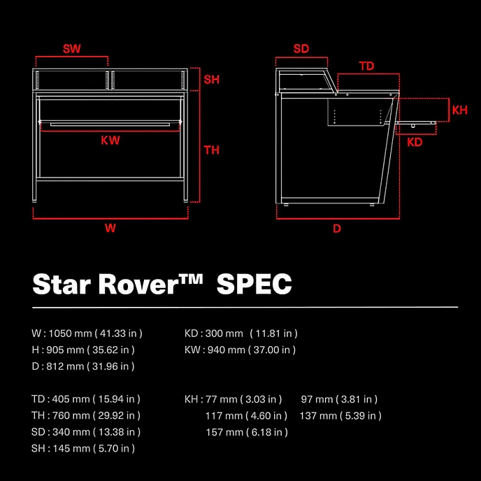 Table Wavebone Star Rover Wood - img.10