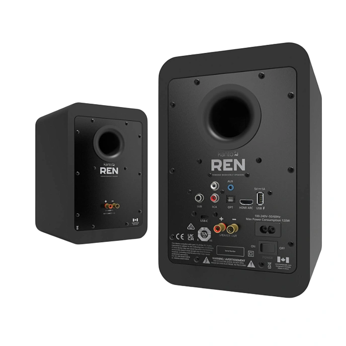 Bookshelf speakers Kanto Ren Matte Black - img.2