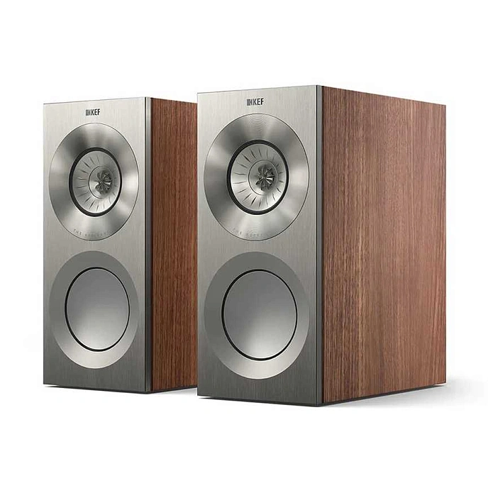 Bookshelf speakers KEF REFERENCE 1 Meta Satin Walnut/Silver - img.0