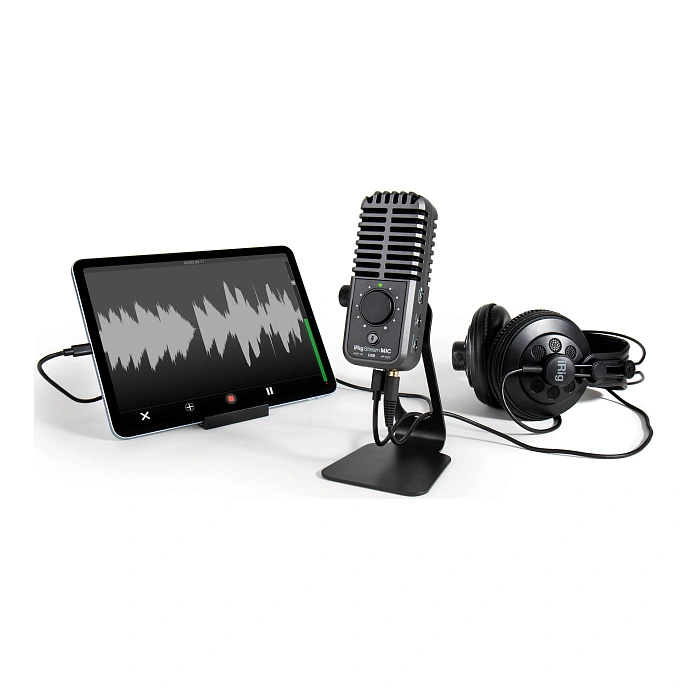 USB Microphone IK Multimedia iRig Stream Mic USB Black - img.5