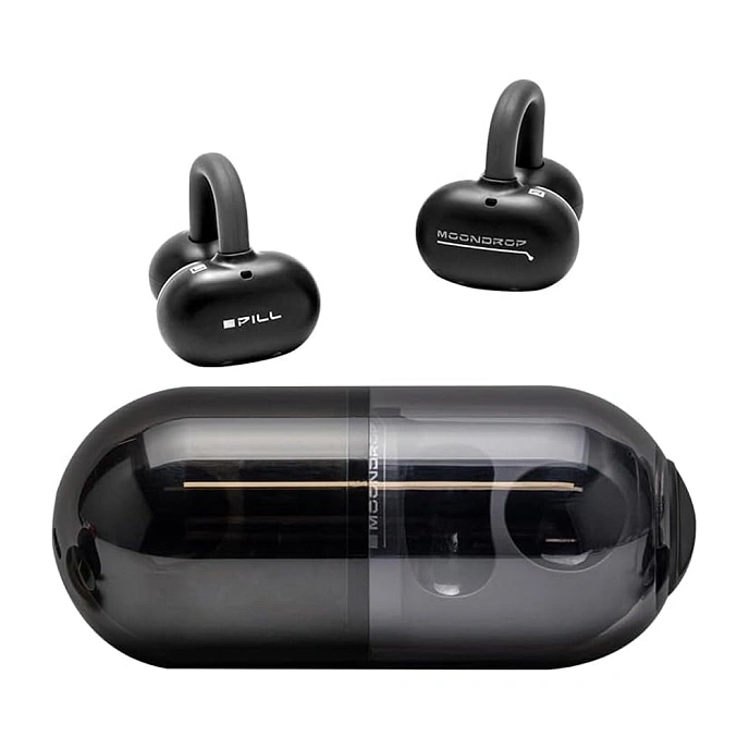 Wireless Headphones MoonDrop Pill Black - img.0