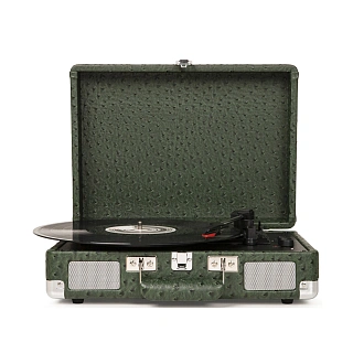 Crosley Cruiser Deluxe Green Ostrich
